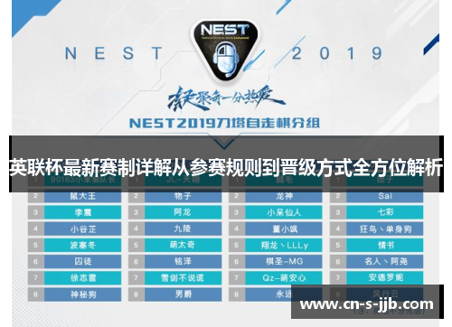 英联杯最新赛制详解从参赛规则到晋级方式全方位解析